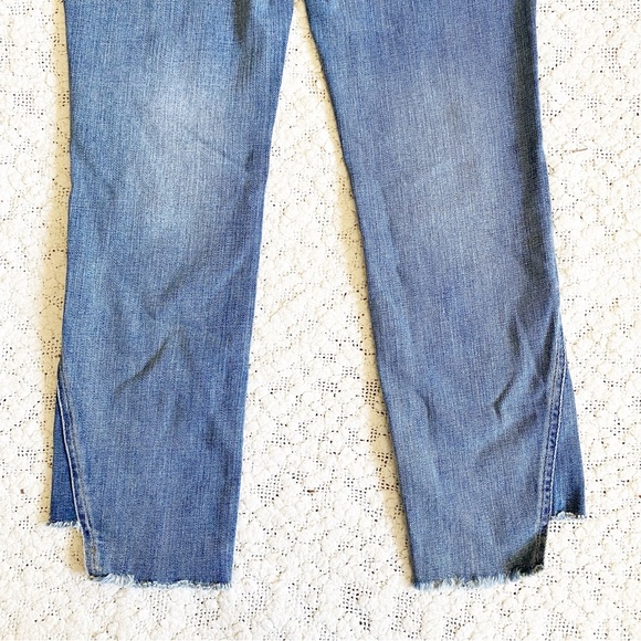 Frame Le High Straight Jeans, Beaudry Distressed Step Hem, 24 - Picture 8 of 15